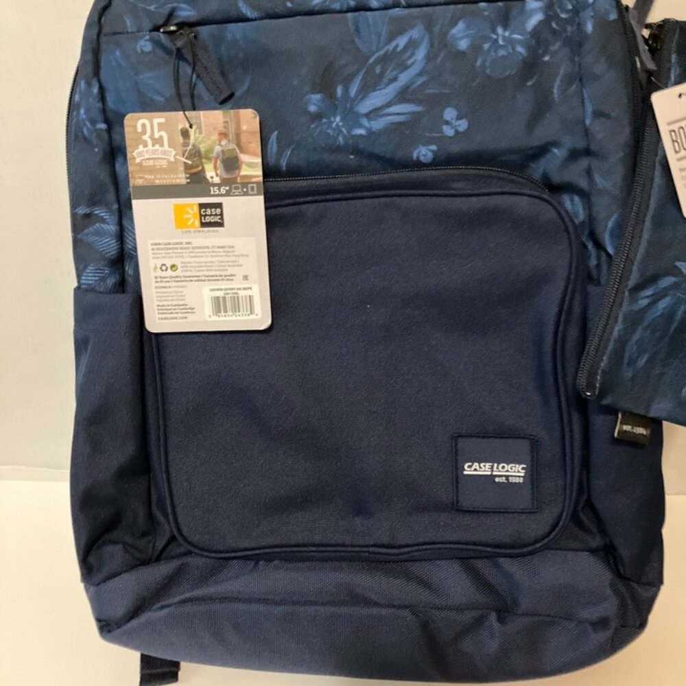 Case Logic Backpack 15.6" Laptop 10" Tablet New with Tags Black